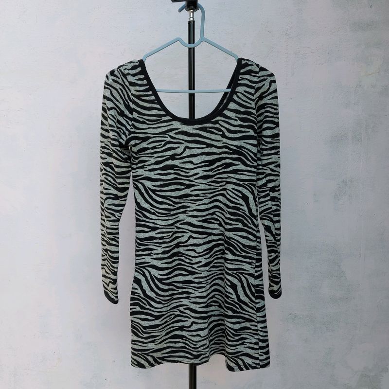 Imported woollen mini dress