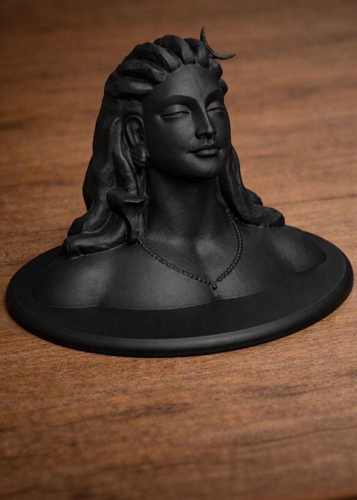 Elegant Black Lord Shiva Statue