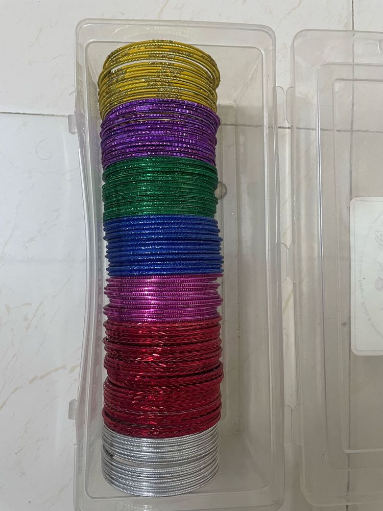 Vibrant Multicolor Bangles Set