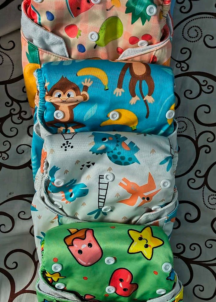 Cute &amp; Colorful Cloth Diapers