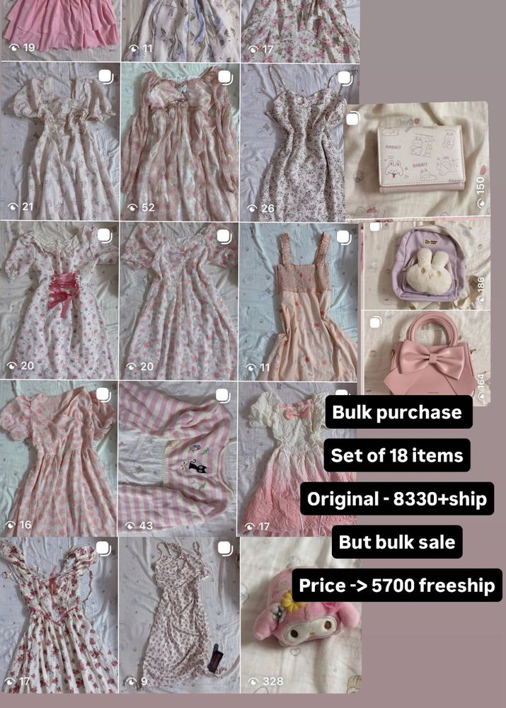 bulk dress set