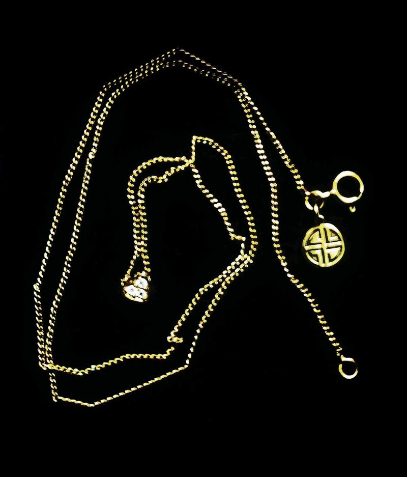 Minimal Anti-Tarnish Gold Tone Heart Necklace
