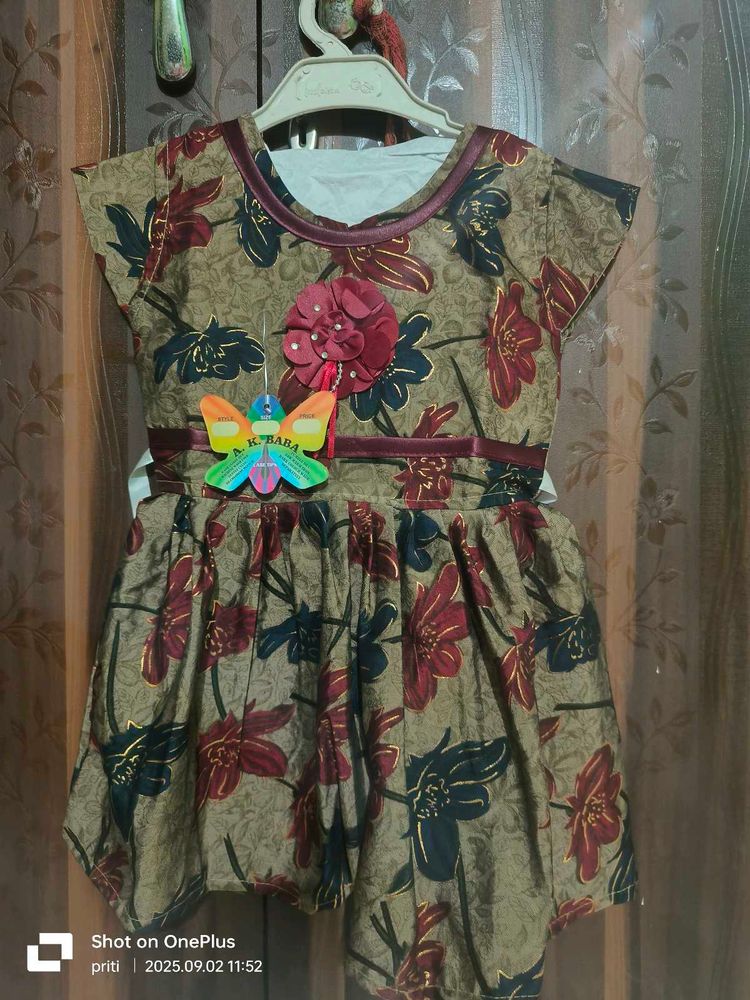Multi Colour Baby Girl Frock
