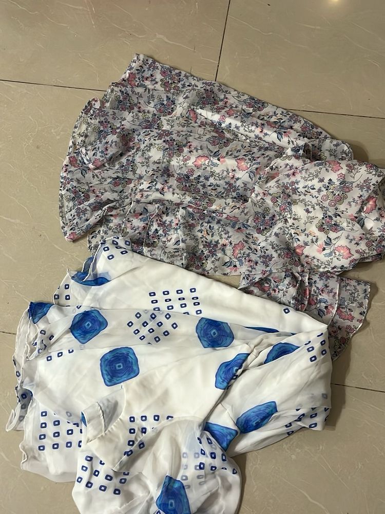 Combo:Beautiful Floral &amp; Bandhani Print dress