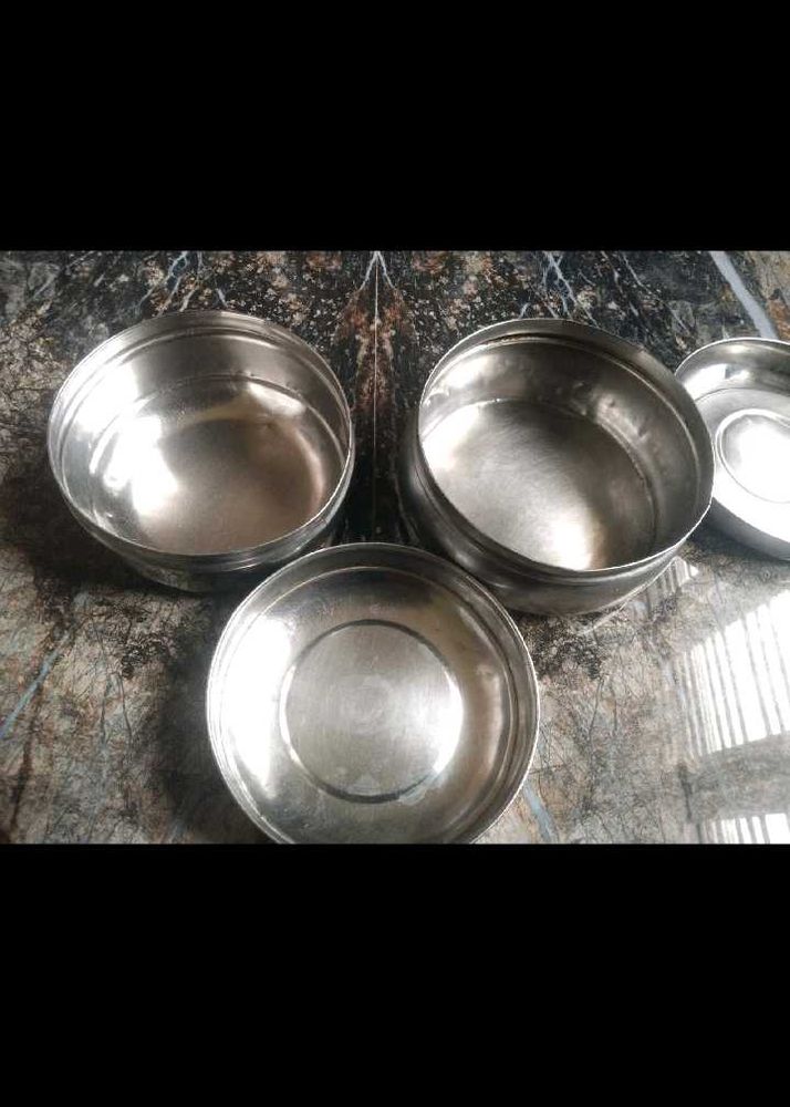 Set of Stainless Steel Tiffin Boxes