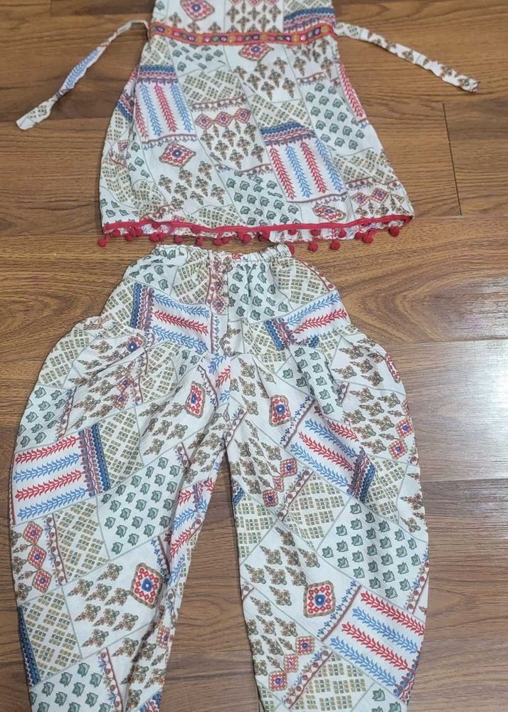 Cute Printed Kids Clothing Set