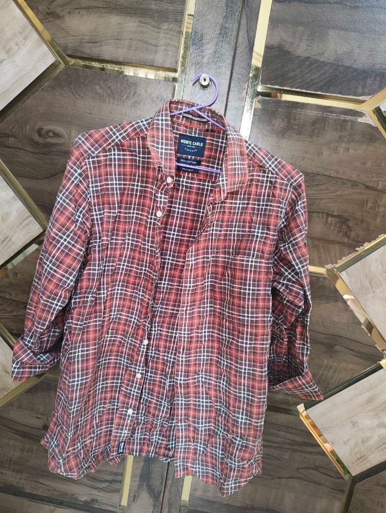 Monte Carlo Plaid Button-Down Shirt