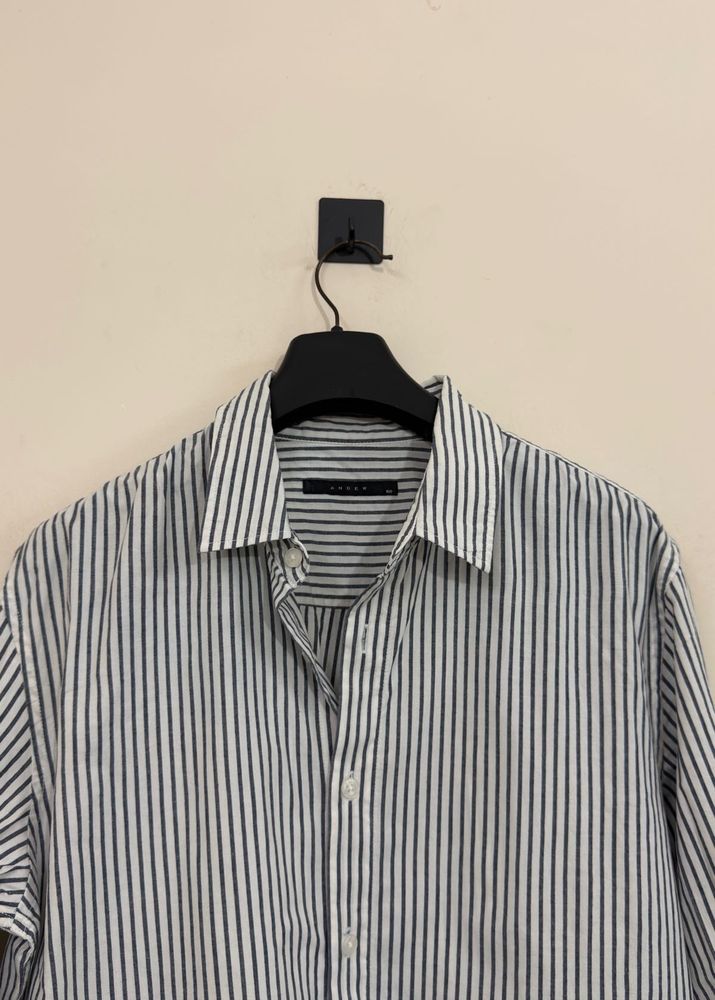 Classic Striped Button-Down Shirt