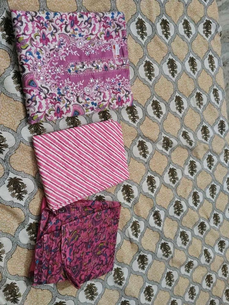 Beautiful Pink Kurta Set with Dupatta
