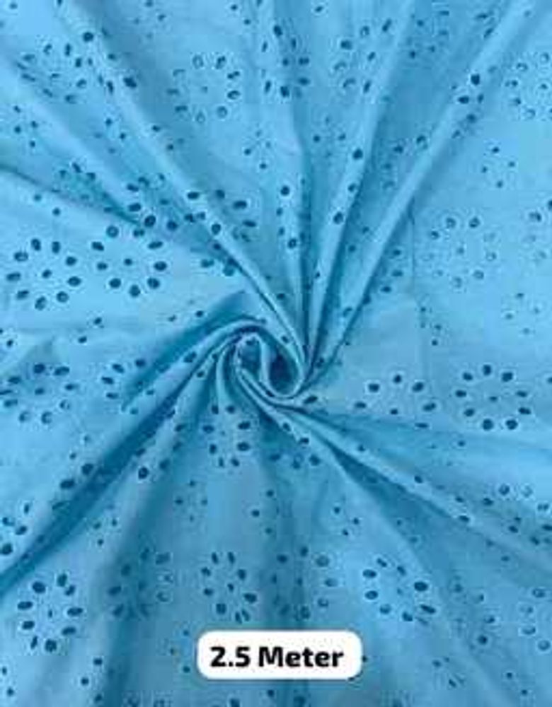 Trending premium chickenkari schiffli  fabric