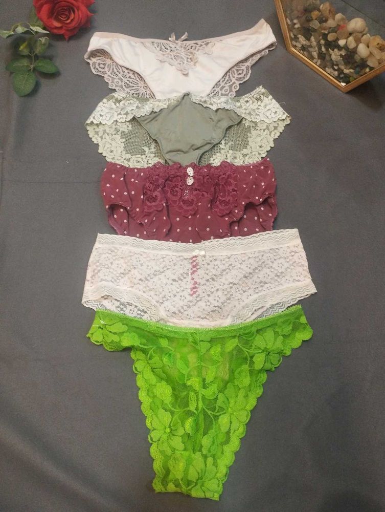 Lace &amp; Polka Dot Panties (Set of 5)💥