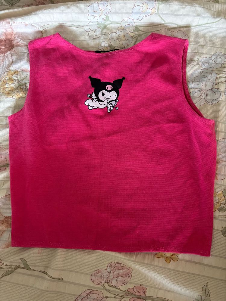 Cute Kuromi Graphic Tank Top
