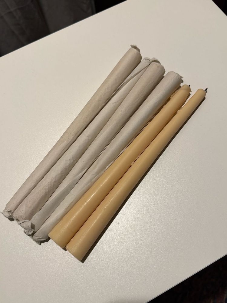Set of 6 Ear Candling Cones