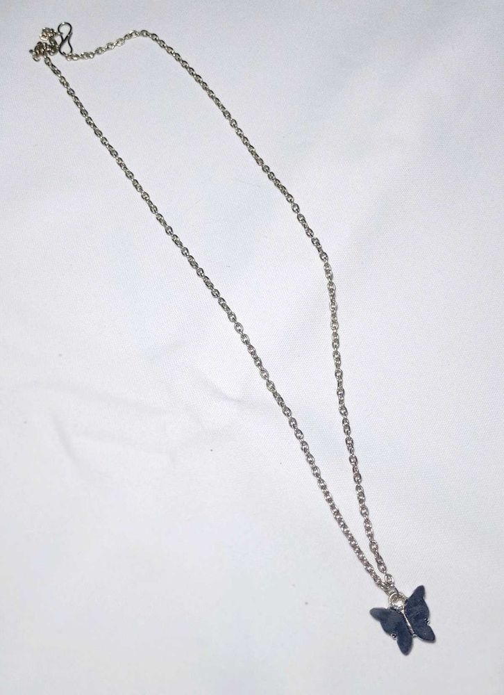 Cute Butterfly Pendant Necklace