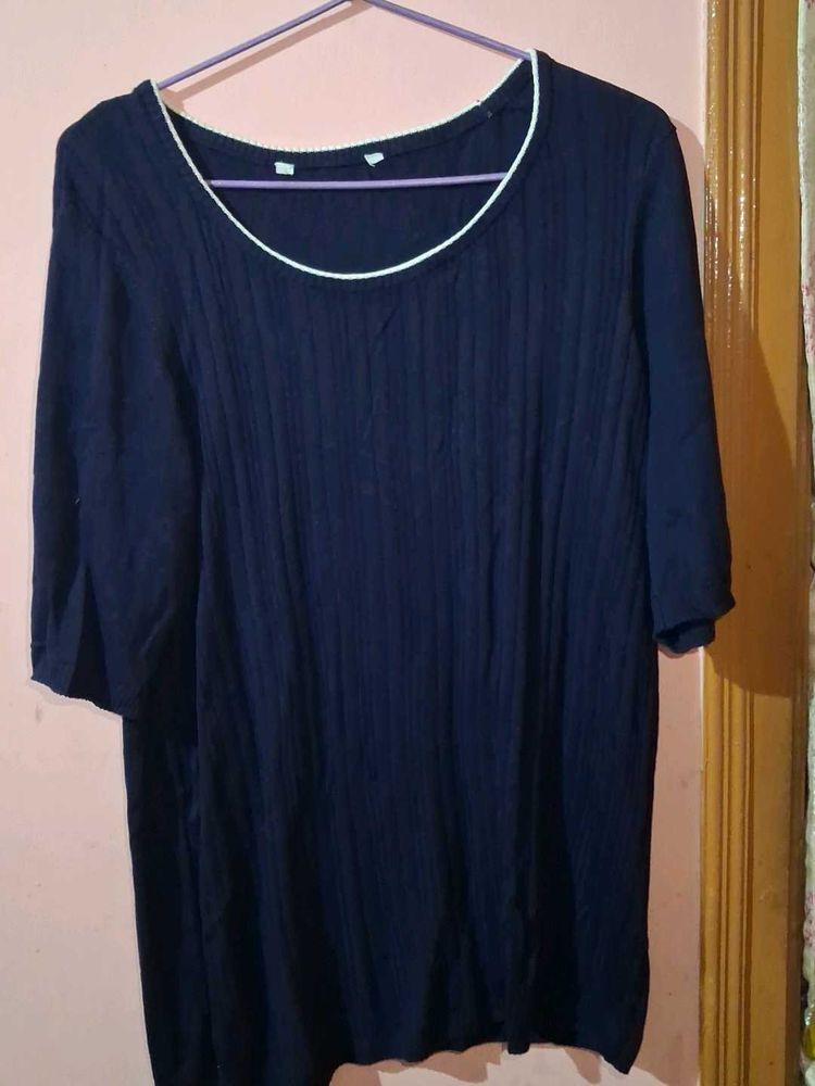🫧💙Navy Blue Tunic Top