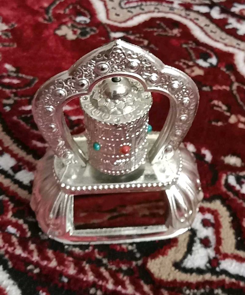 Tibetan Prayer Wheel Showpiece