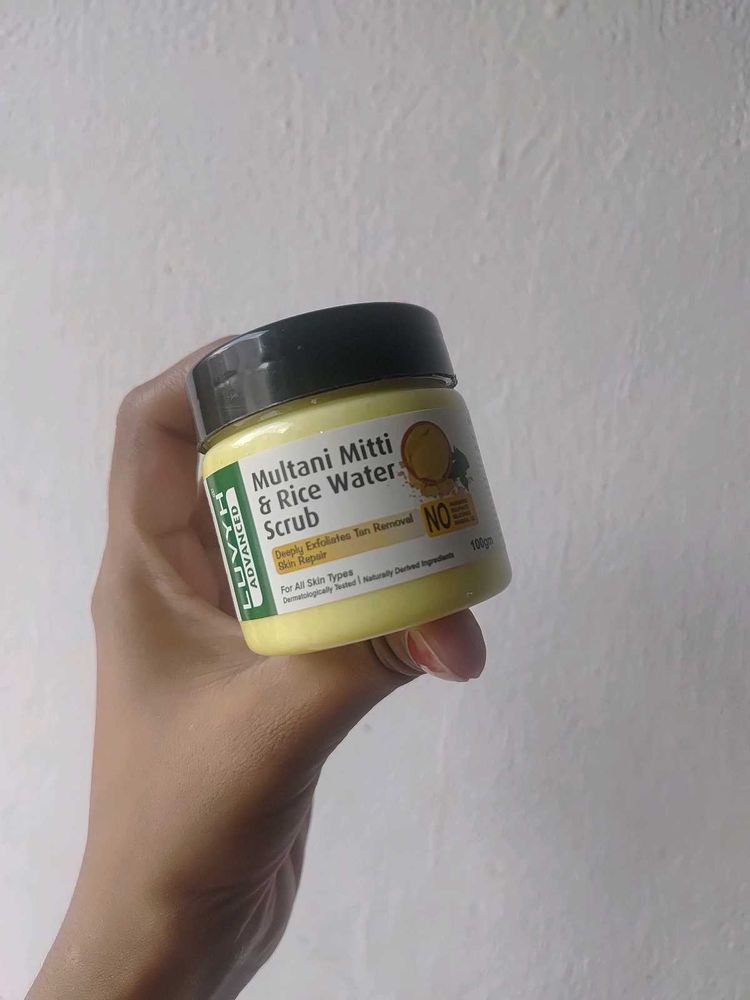 Multani Mitti &amp; Rice Water Face Scrub