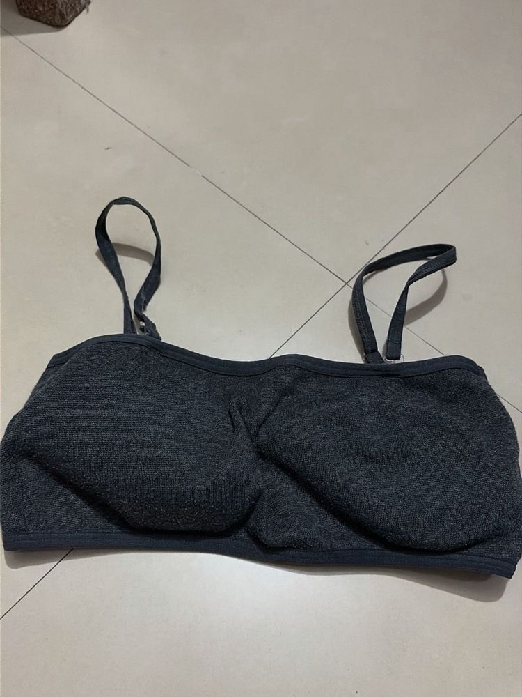 Comfortable Grey Padded Bra