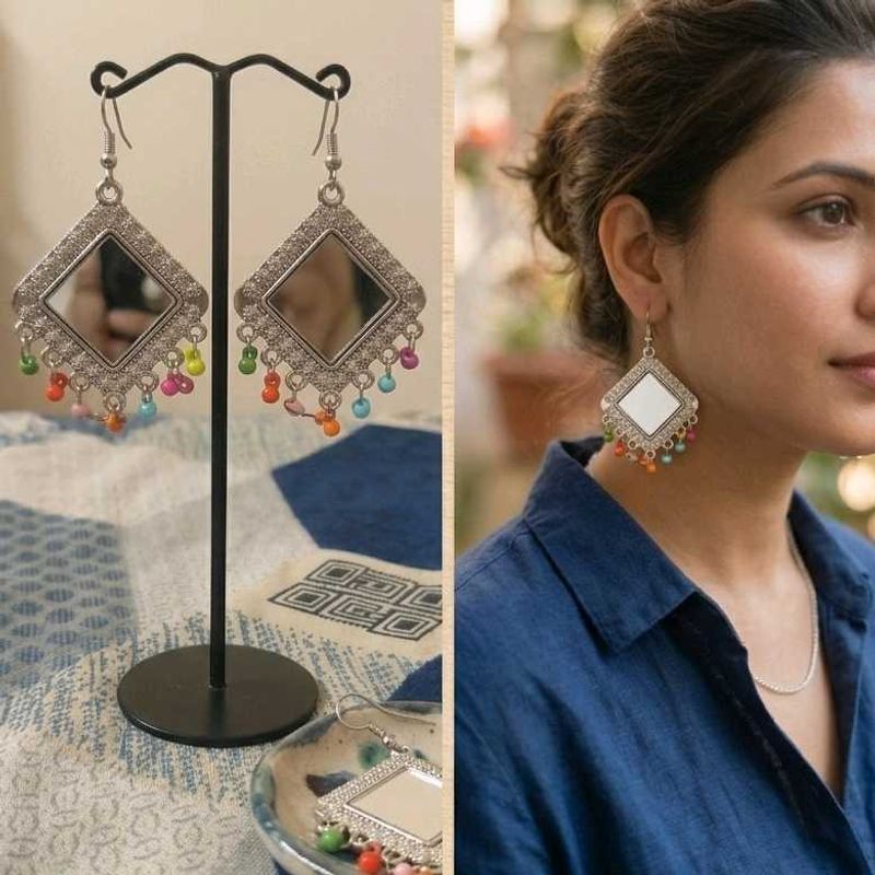 Bohemian Mirror Earrings