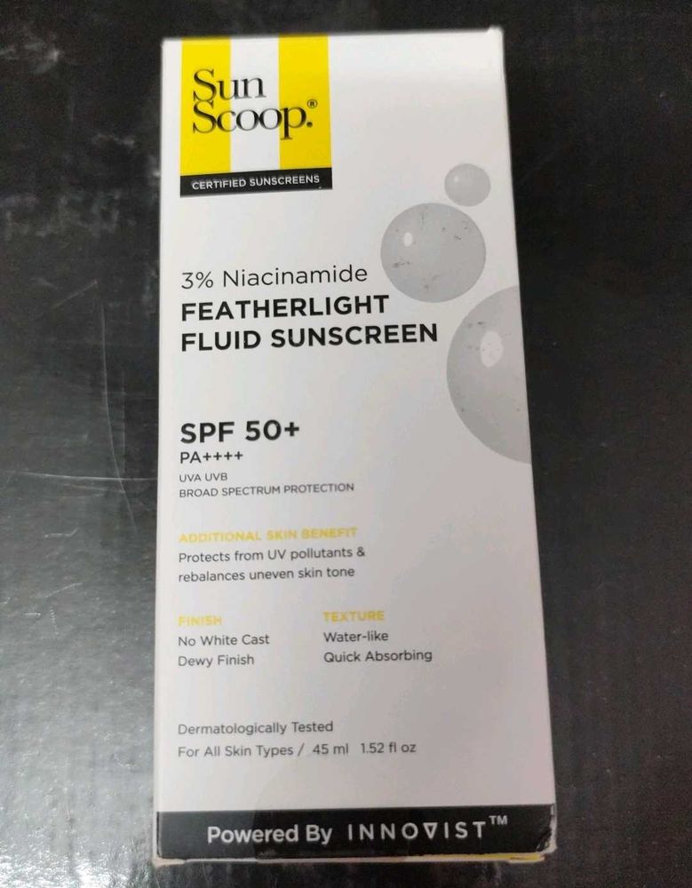 Sun Scoop Featherlight Fluid Sunscreen SPF 50+