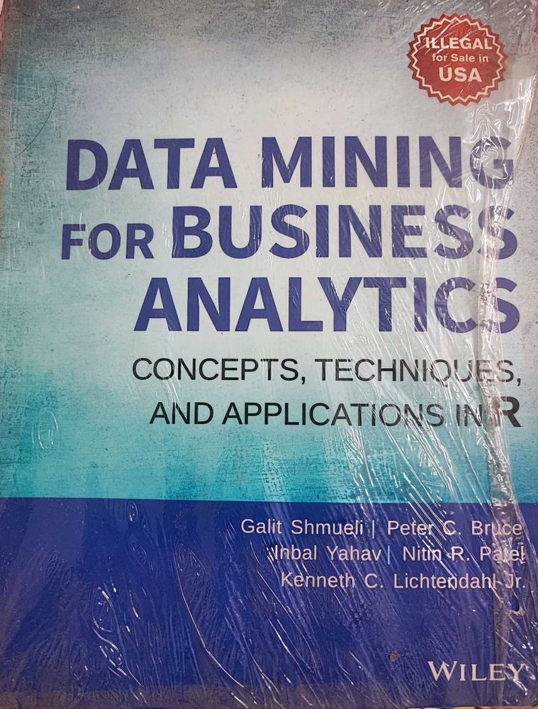 Data Mining For Business analytics