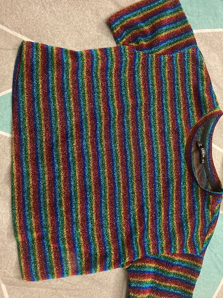 Shein Rainbow Top