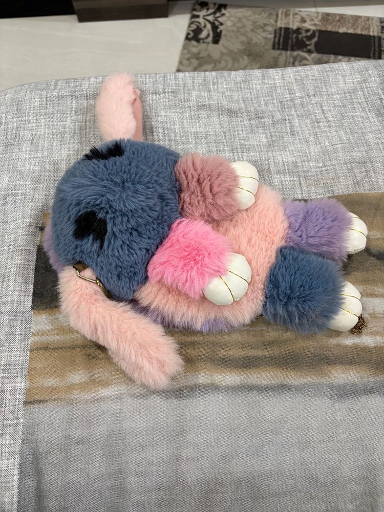 Cute Bunny Plush Clutch Bag