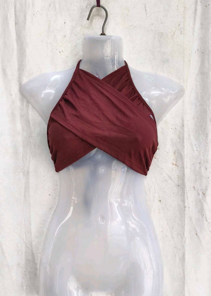 889. Cute wrap top