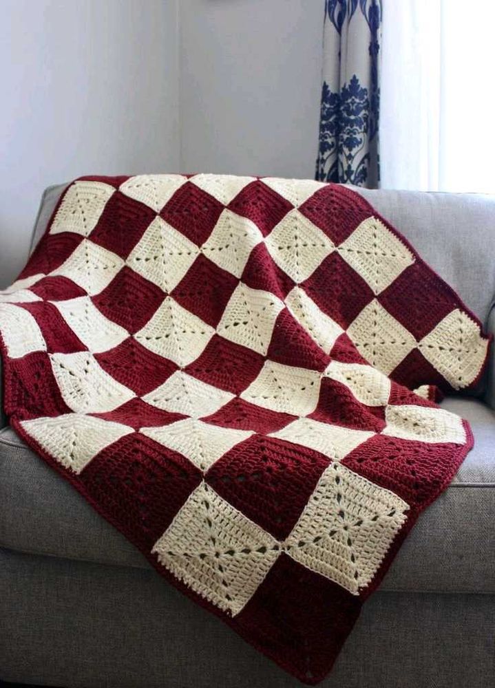 Handmade Daisy Crochet Blanket