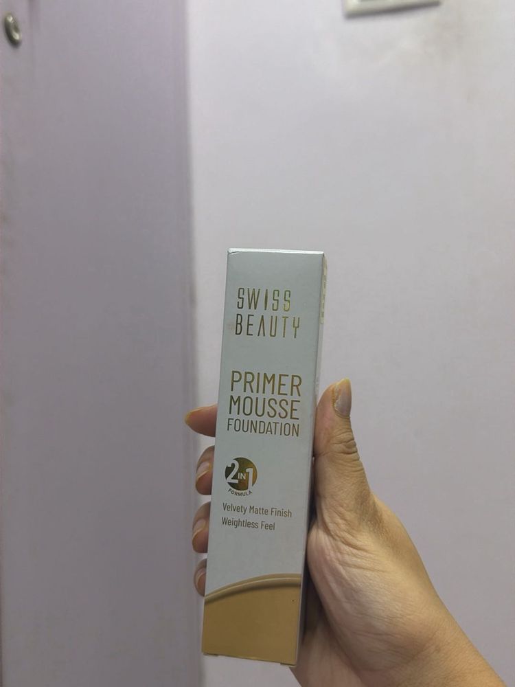 Swiss Beauty Primer Mousse Foundation