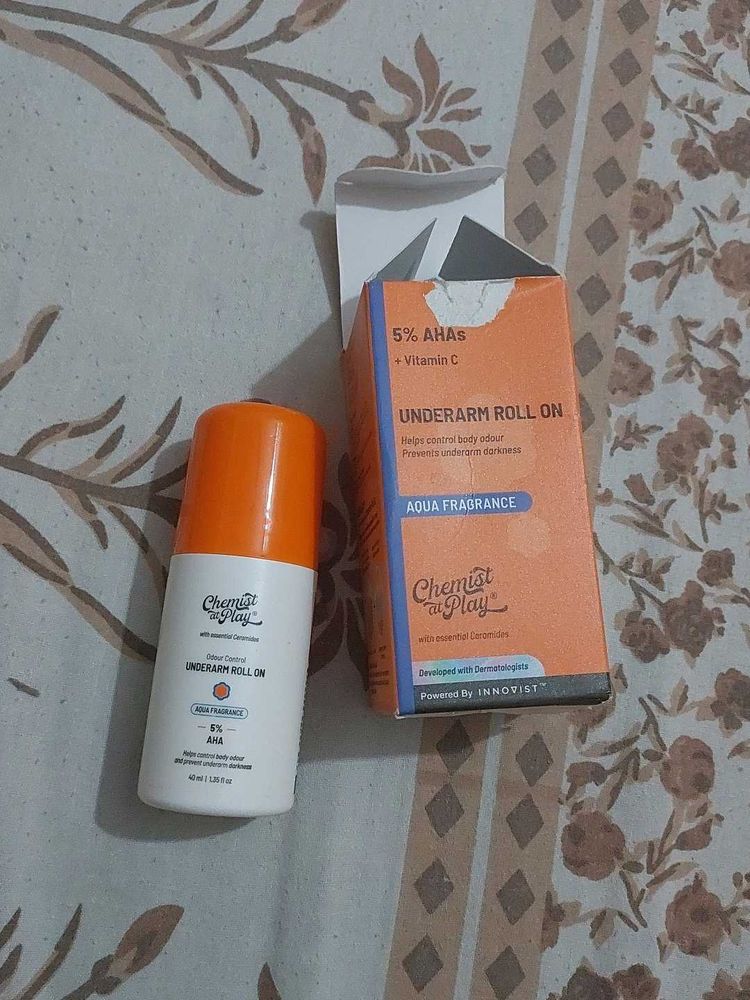 chemist at play under arm roll on