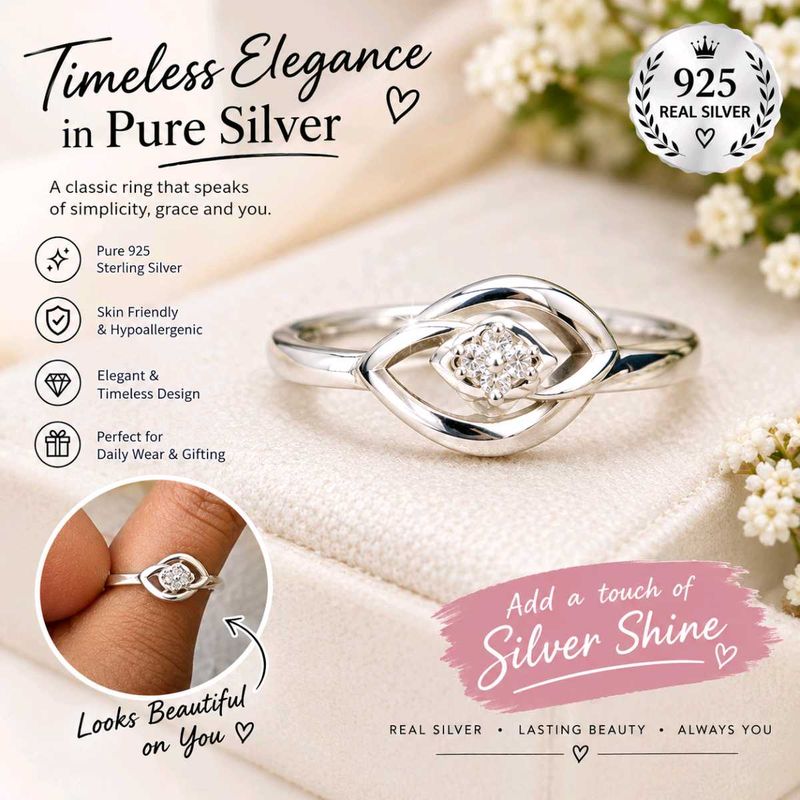 Elegant 925 Sterling Silver Ring