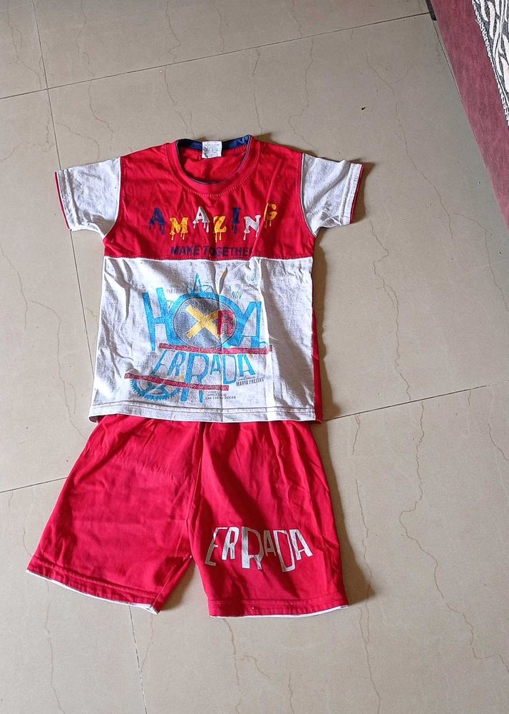Sale🎊Boys Red &amp; White Outfit