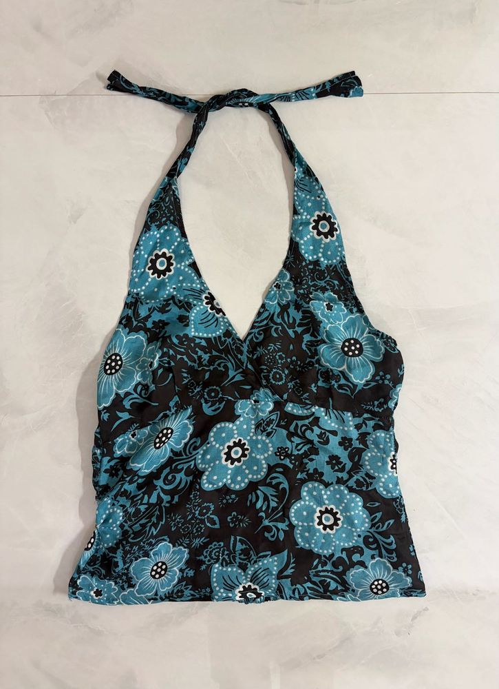 Floral Halter Neck Top