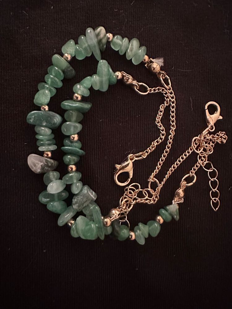 Green Aventurine  Anklets
