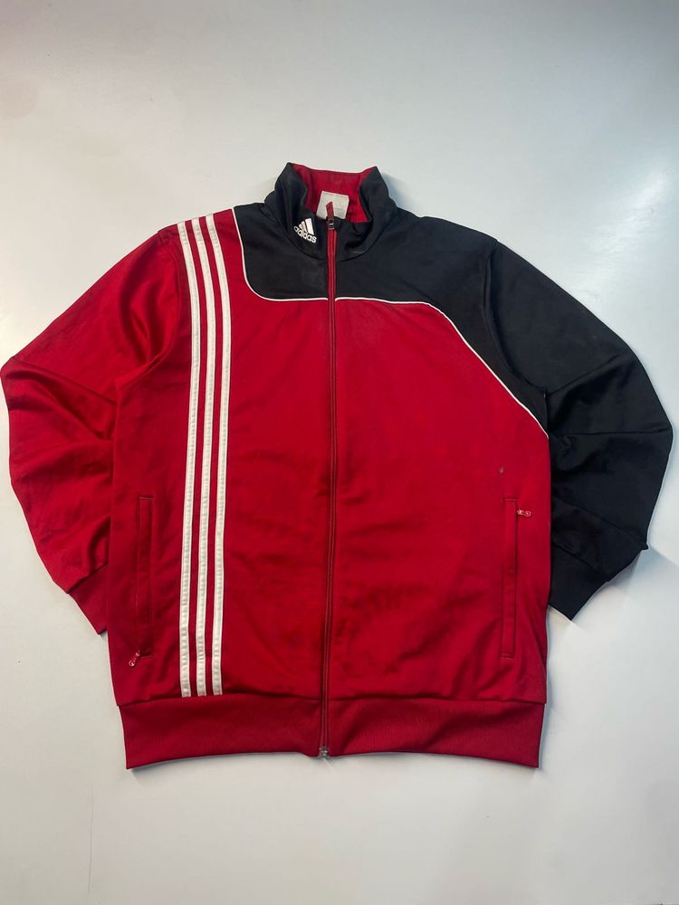 Adidas Track Jacket Red Black