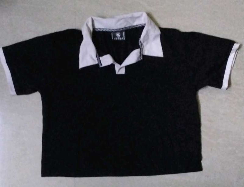 black Polo T-Shirt