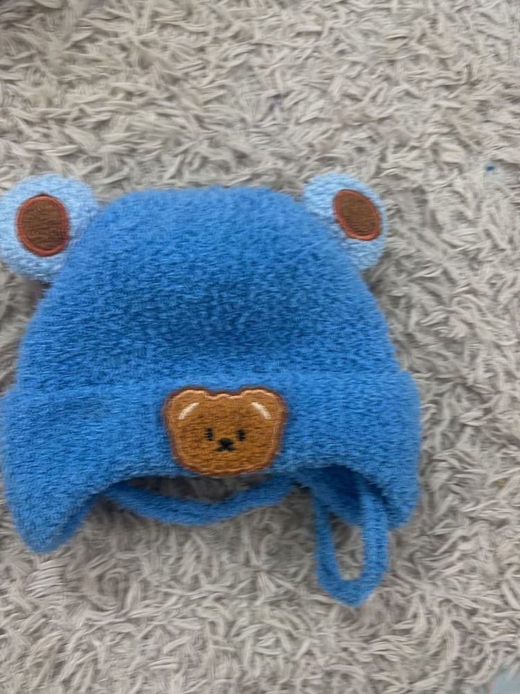 Cute Blue Bear Hat