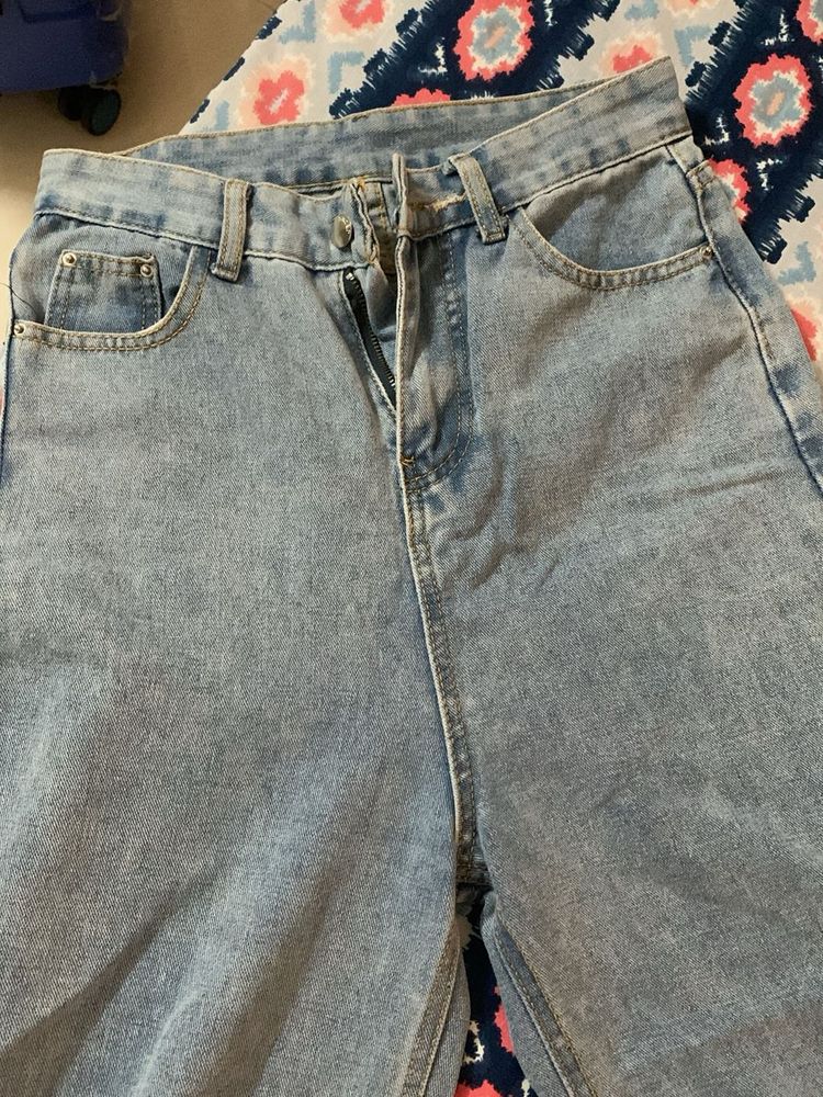Light Wash Denim Jeans