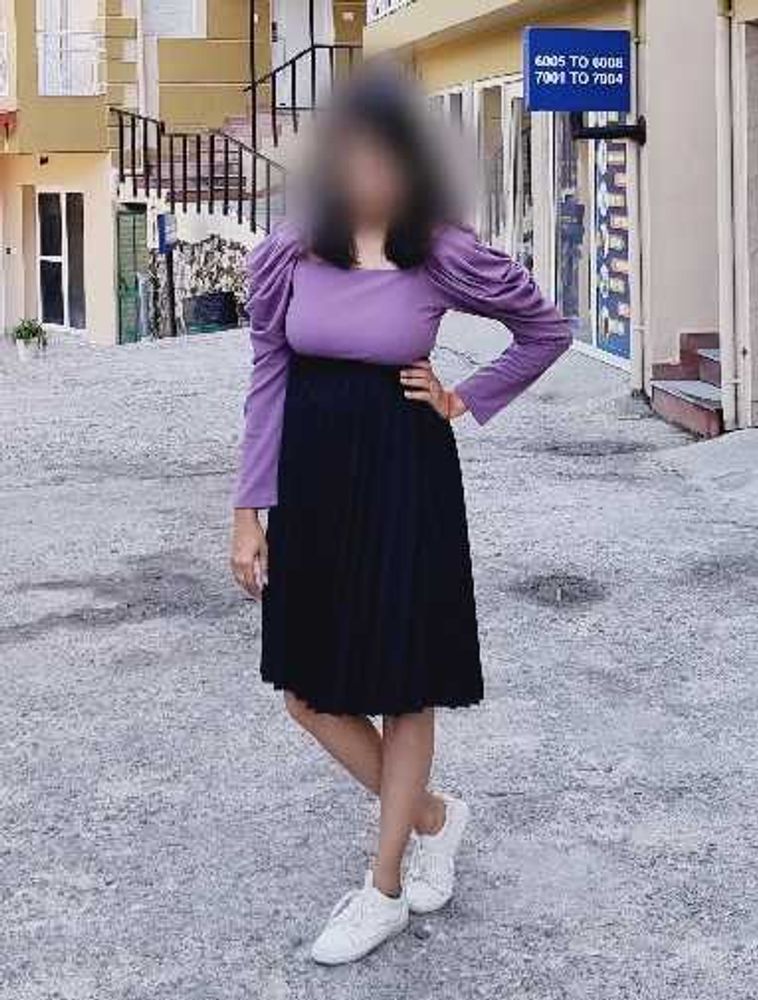 Black Pleated Midi Skirt