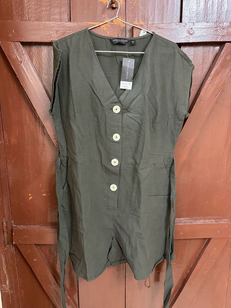 Stylish Olive Green Jumpsuit
