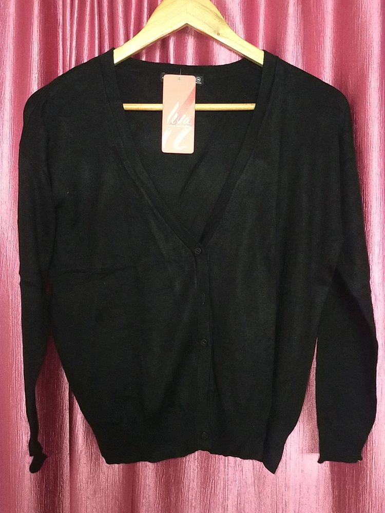 Imported Black Cardigan With Original Tag 🪄🔮