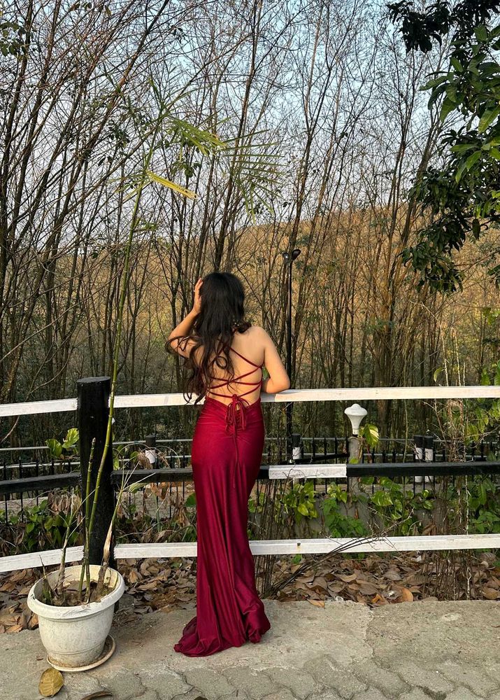 Elegant Red Gown
