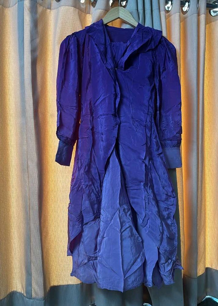 Elegant Purple Ethnic Gown