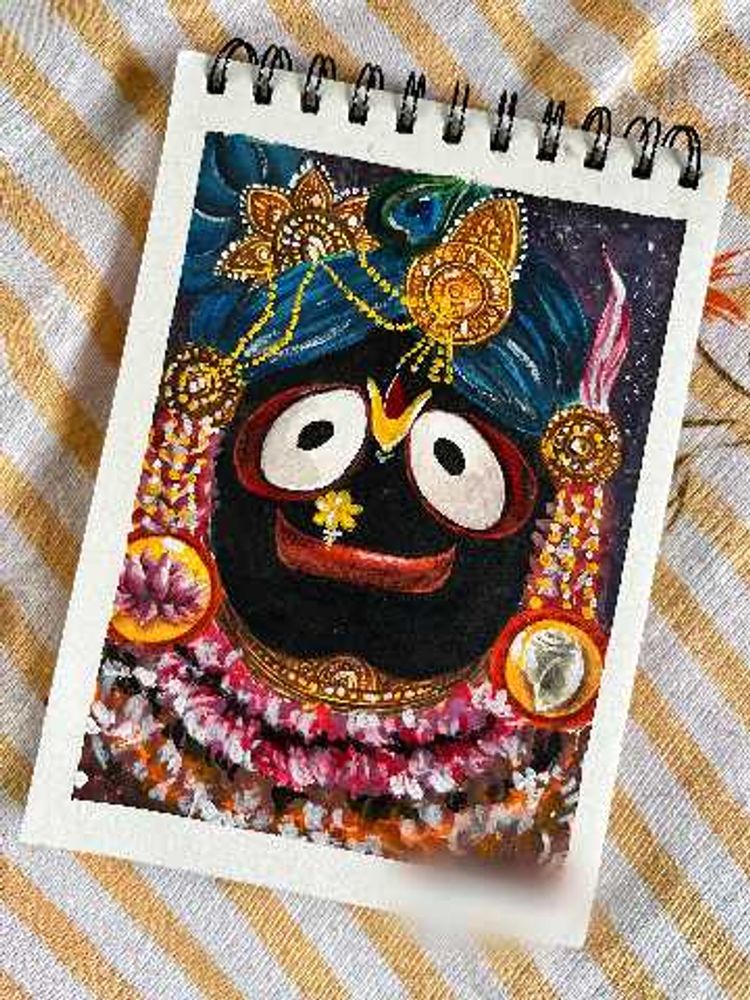 Handmade Jagannath Painting