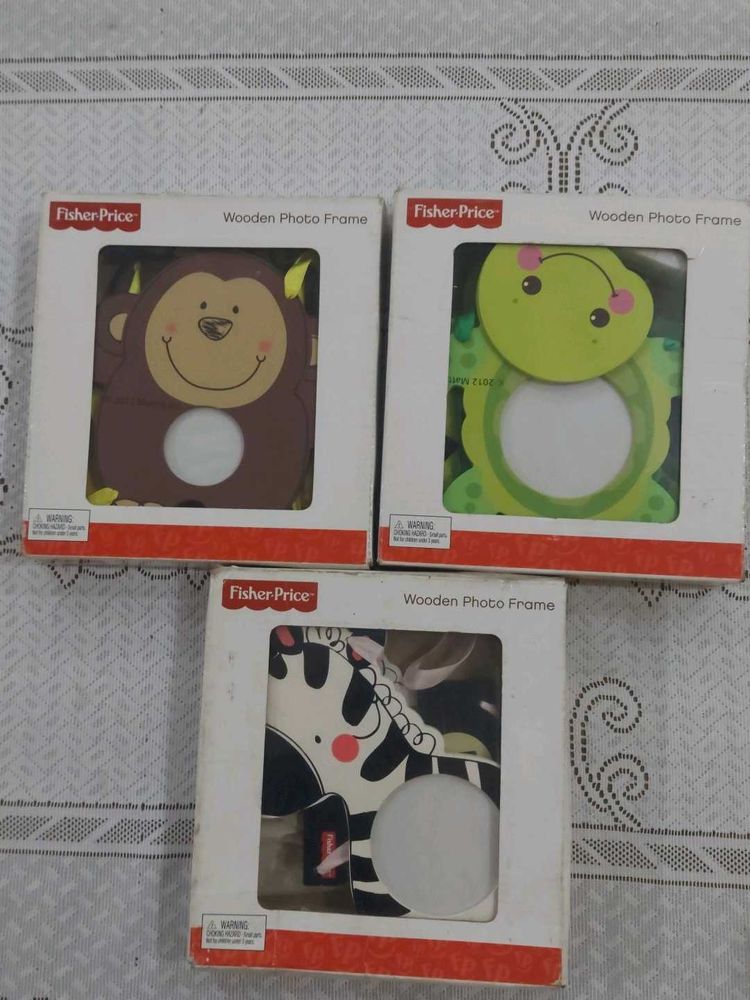 Fisher- Price Wooden Photo Frame ( Set of 3)