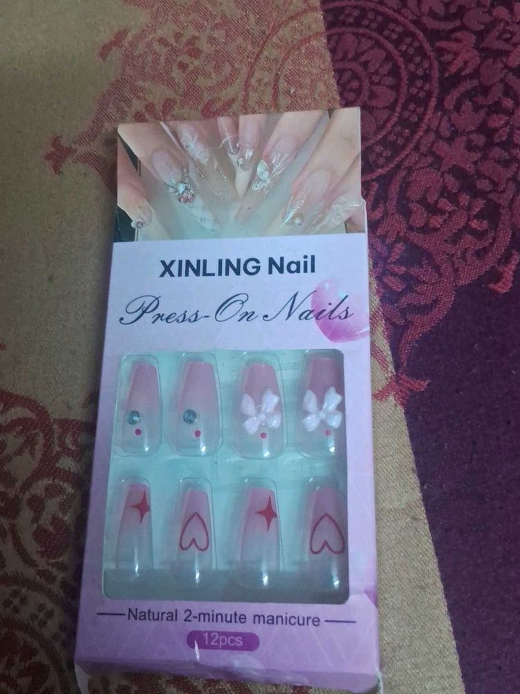 XINLING Press-On Nails - Pink