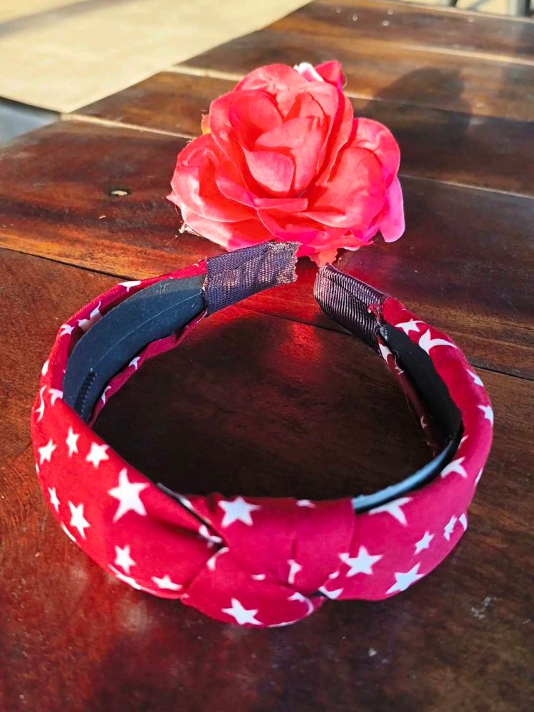 Red Star Padded Headband