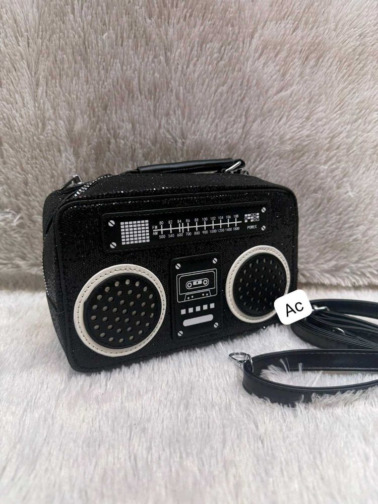 radio Style Crossbody Bag