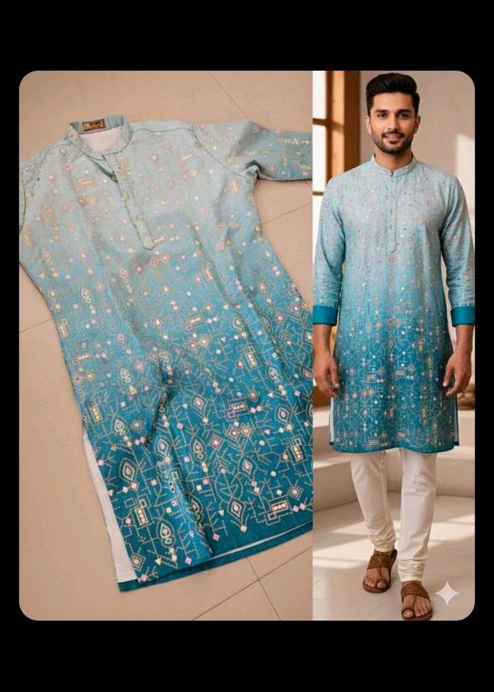Stylish Ombre Kurta Set